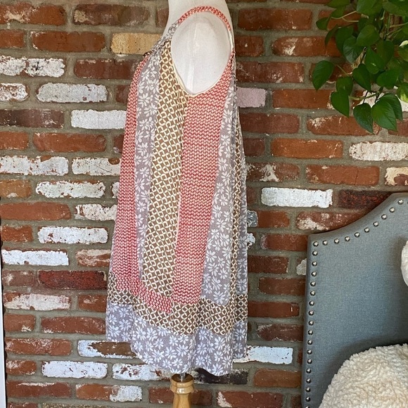 Johnny Was Floral Sleeveless Shift Tunic Dress Top Size Small - Picture 5 of 11